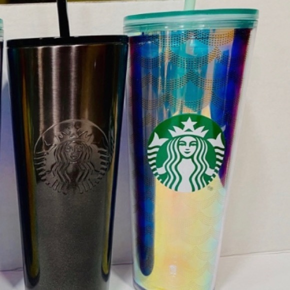 Starbucks Geo Scales and Black Glitter Tumbler. - Picture 8 of 9